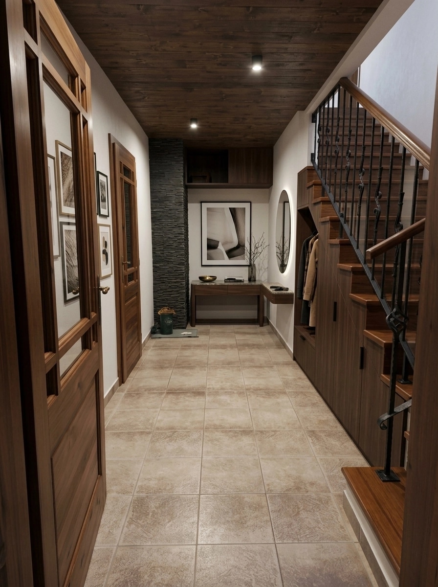 Contemporary Hallway design — interior photo by GenRoom AI