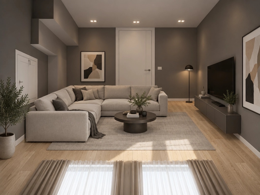 Contemporary Bedroom design — interior photo by GenRoom AI