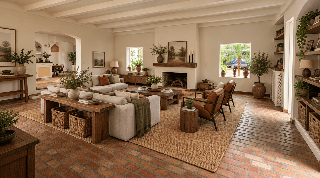 Interior design in Modern Farmhouse style — Living Room by GenRoom AI