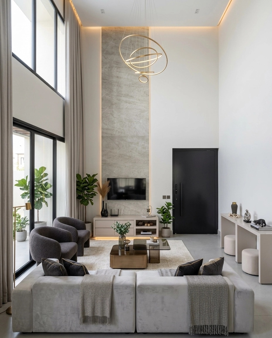 Interior design in Contemporary style — Living Room by GenRoom AI