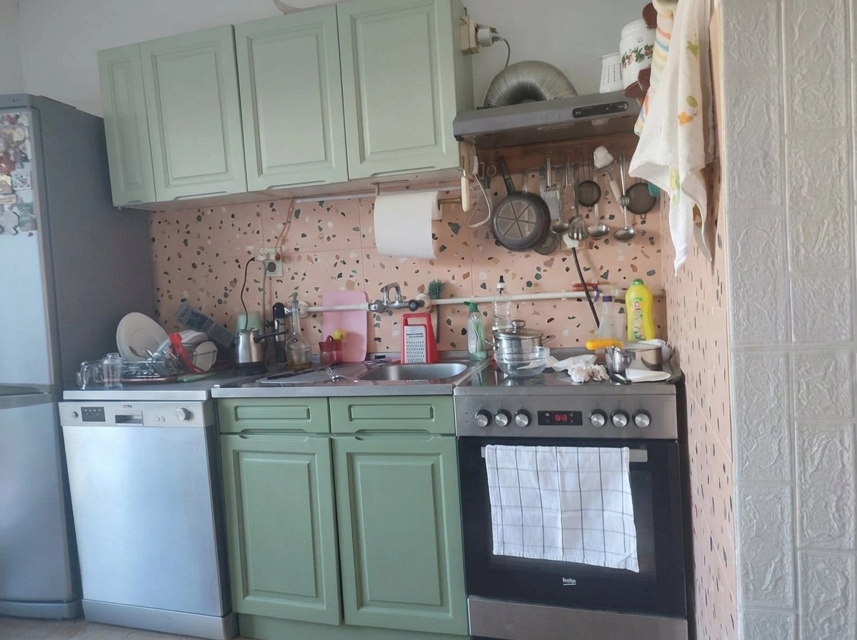 Kitchen interior in no_style style — photo by GenRoom AI