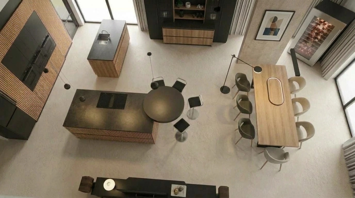 Kitchen interior in no_style style — photo by GenRoom AI