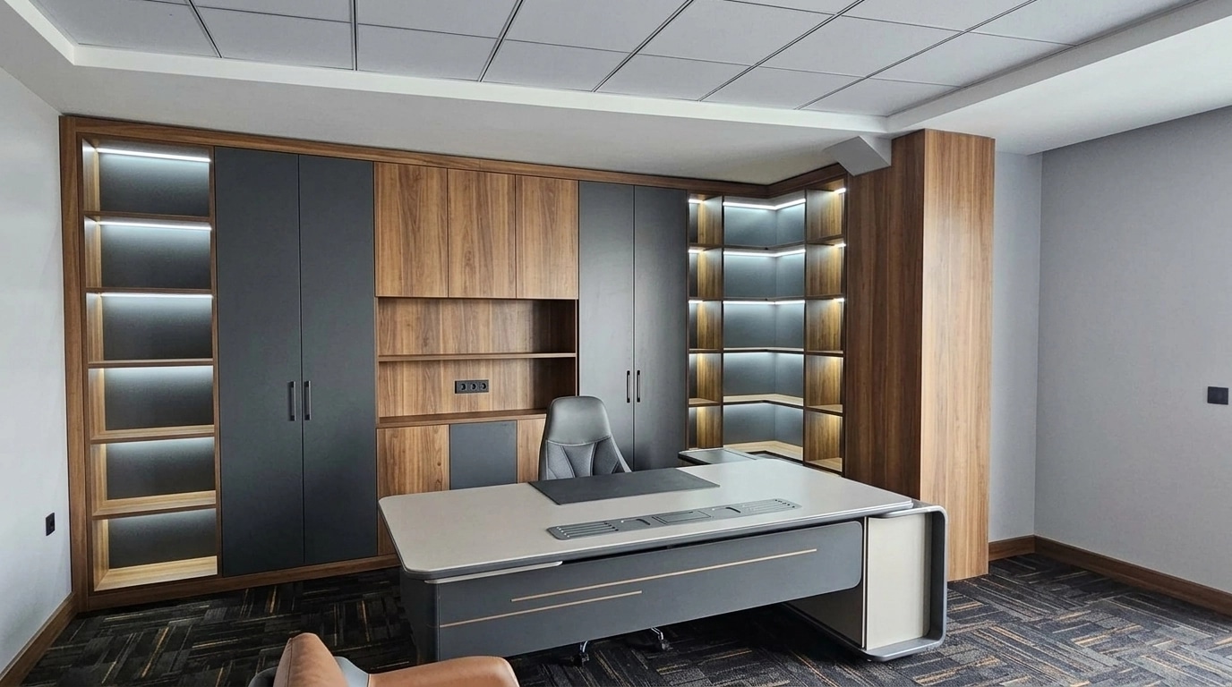 Office interior in no_style style — photo by GenRoom AI