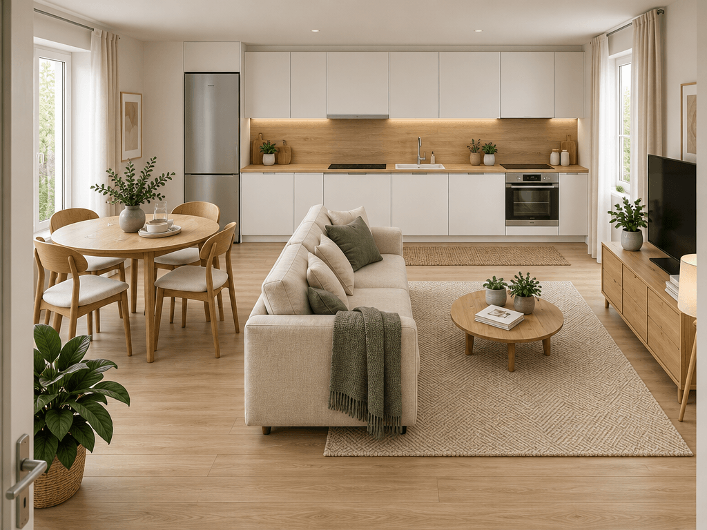 Scandinavian Living Room design — interior photo by GenRoom AI