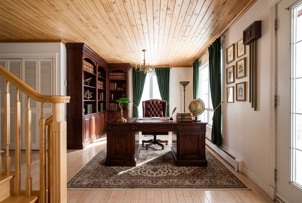 Interior design in Classic style — home_office by GenRoom AI