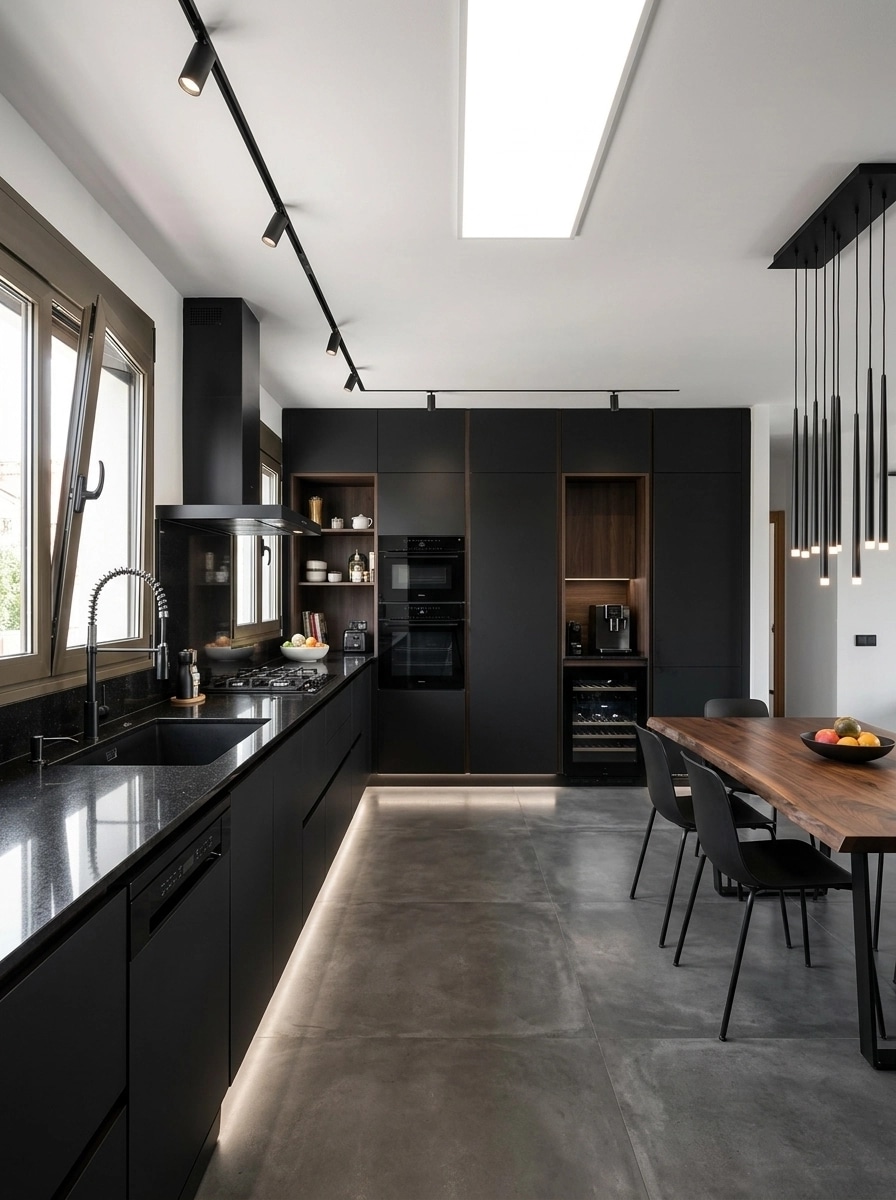 Blacktec Kitchen design — interior photo by GenRoom AI