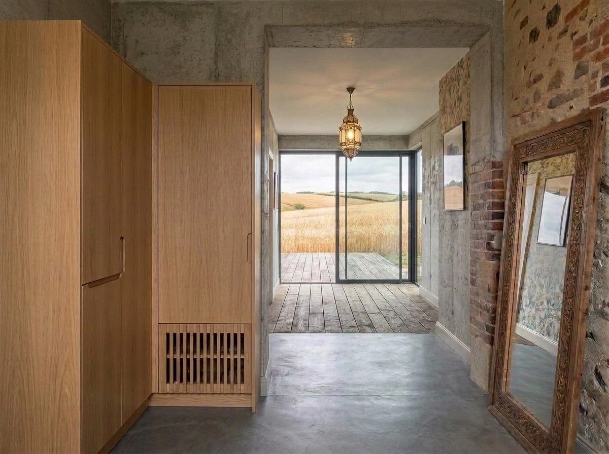 Eclectic Hallway design — interior photo by GenRoom AI