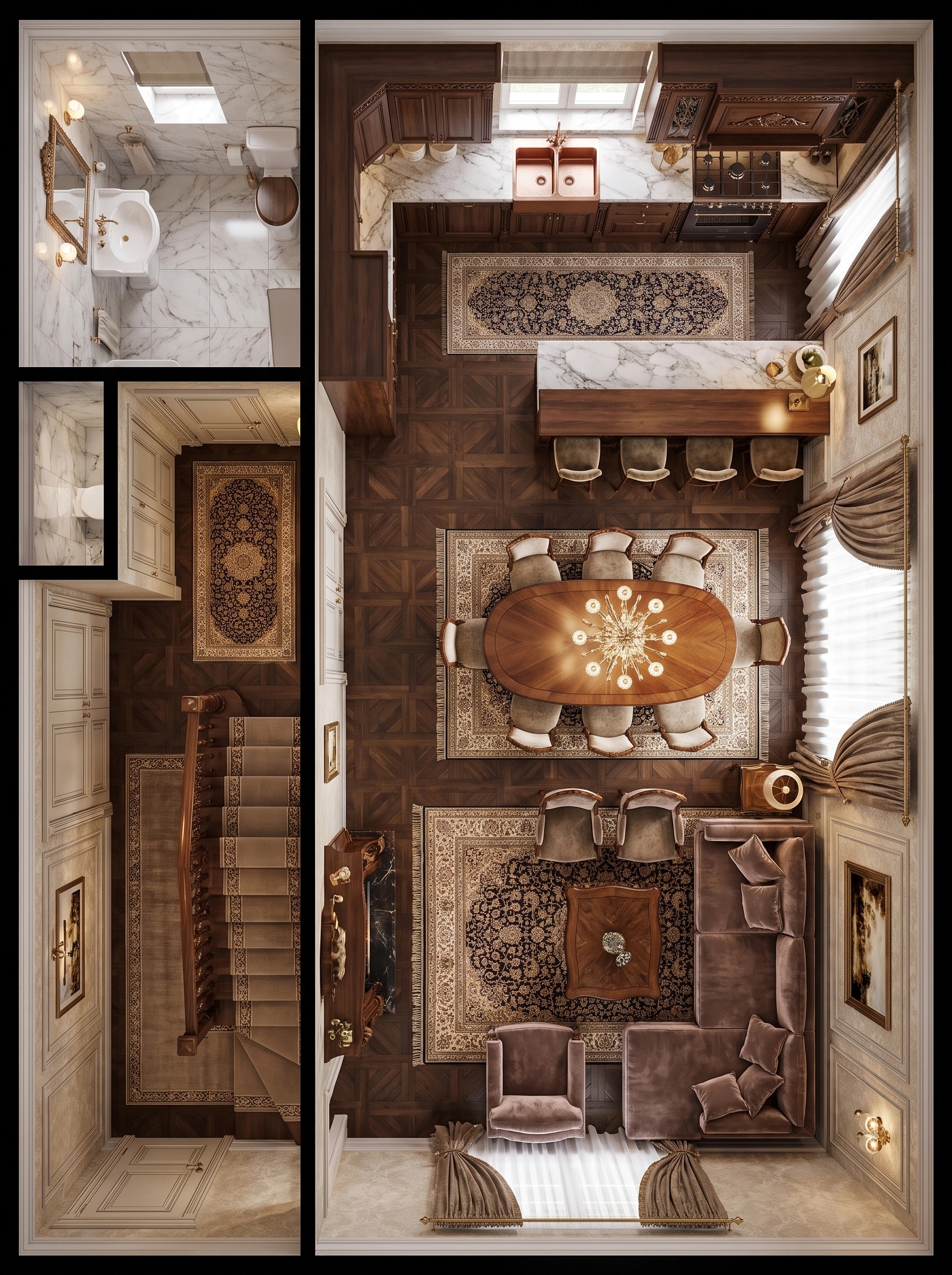 Interior design in Classic style — Living Room by GenRoom AI