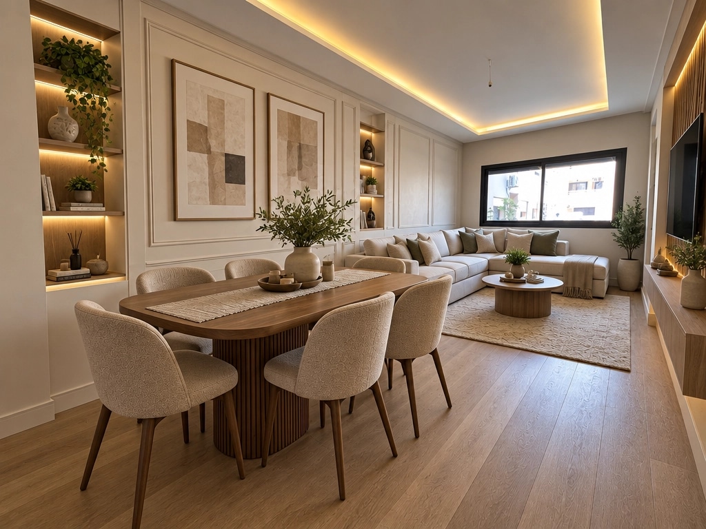 Interior design in Contemporary style — Living Room by GenRoom AI