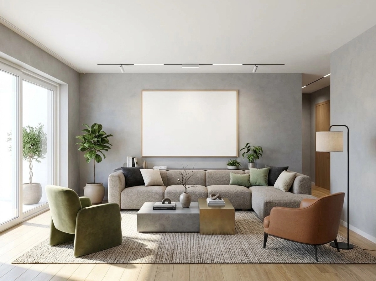 Interior design in Contemporary style — Living Room by GenRoom AI