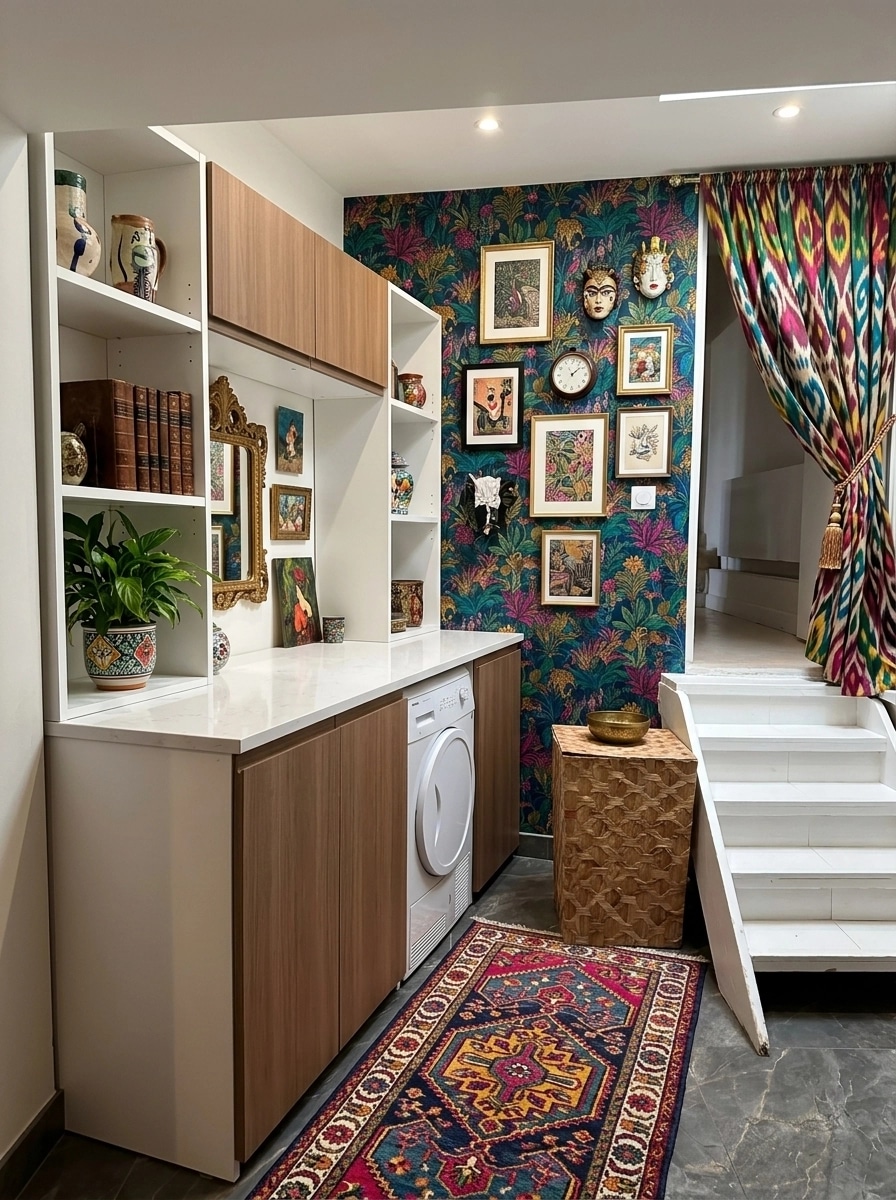 Interior design in Maximalist style — laundry by GenRoom AI