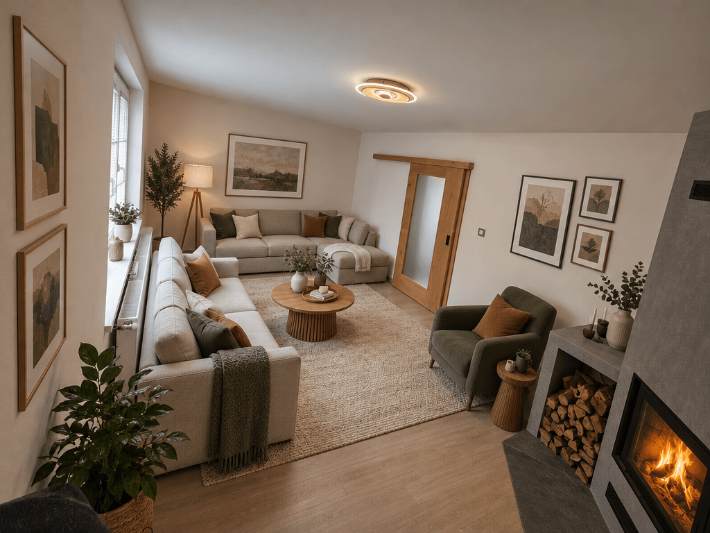 Interior design in Contemporary style — Living Room by GenRoom AI