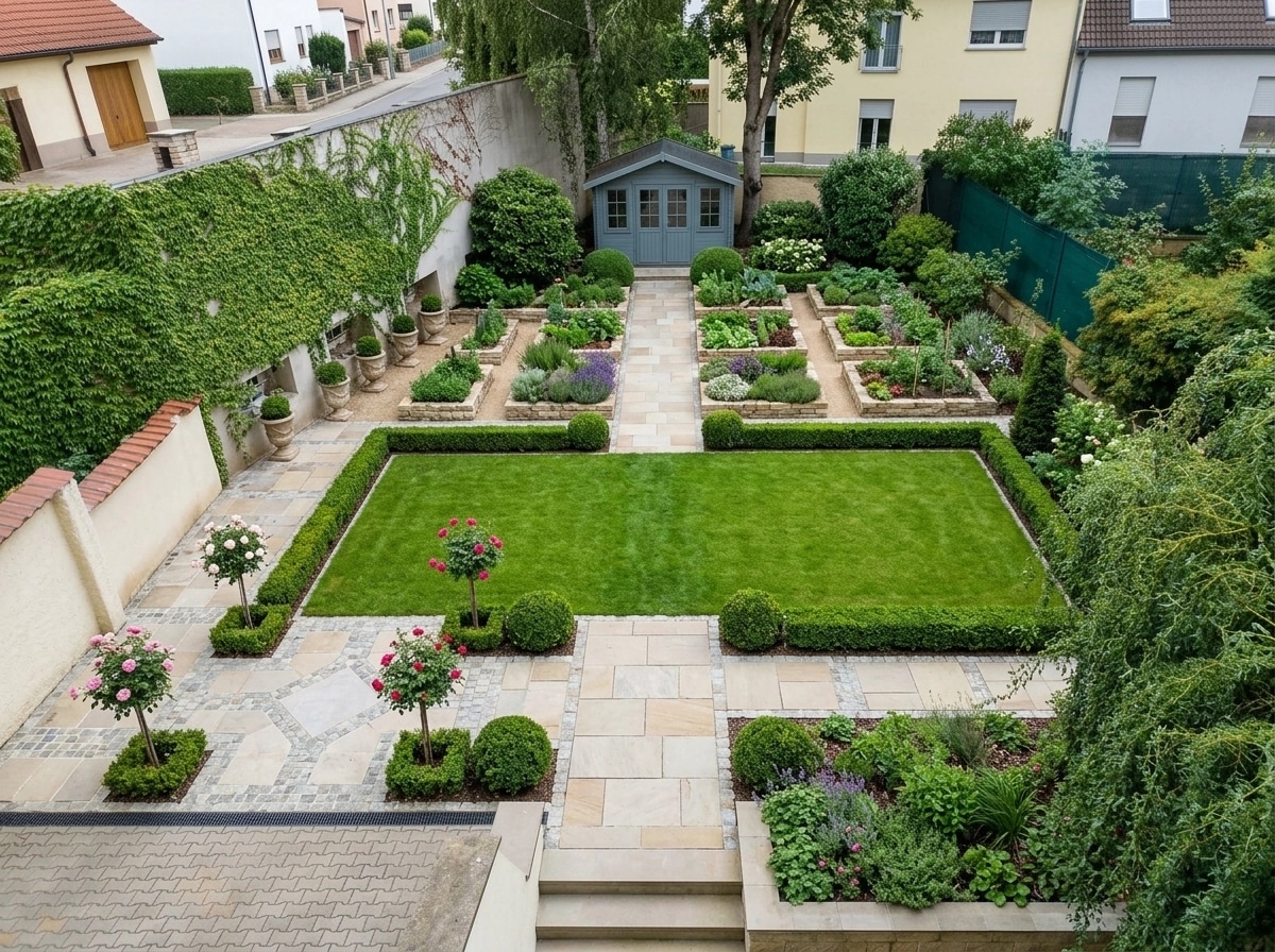 Classic Garden Yard design — yard photo by GenRoom AI