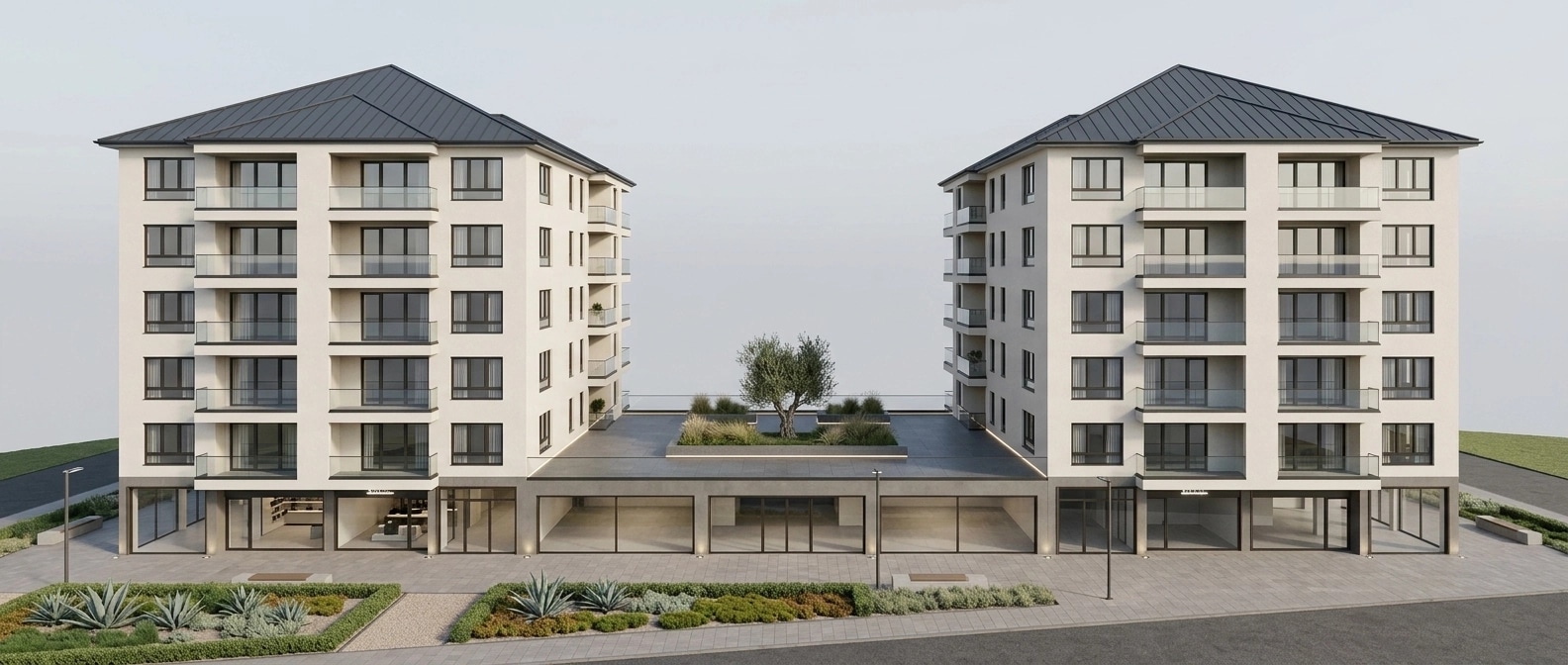 Design de façade en style Minimalist Facade — Façade par GenRoom AI
