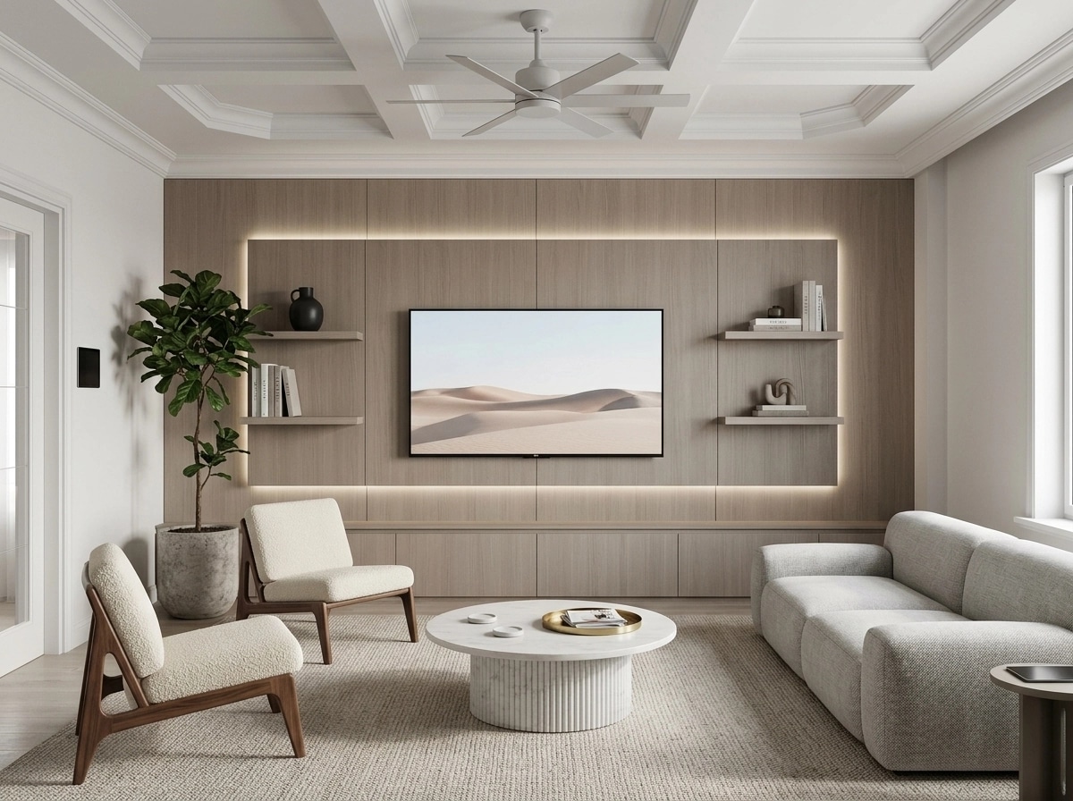 Minimalism Living Room design — interior photo by GenRoom AI