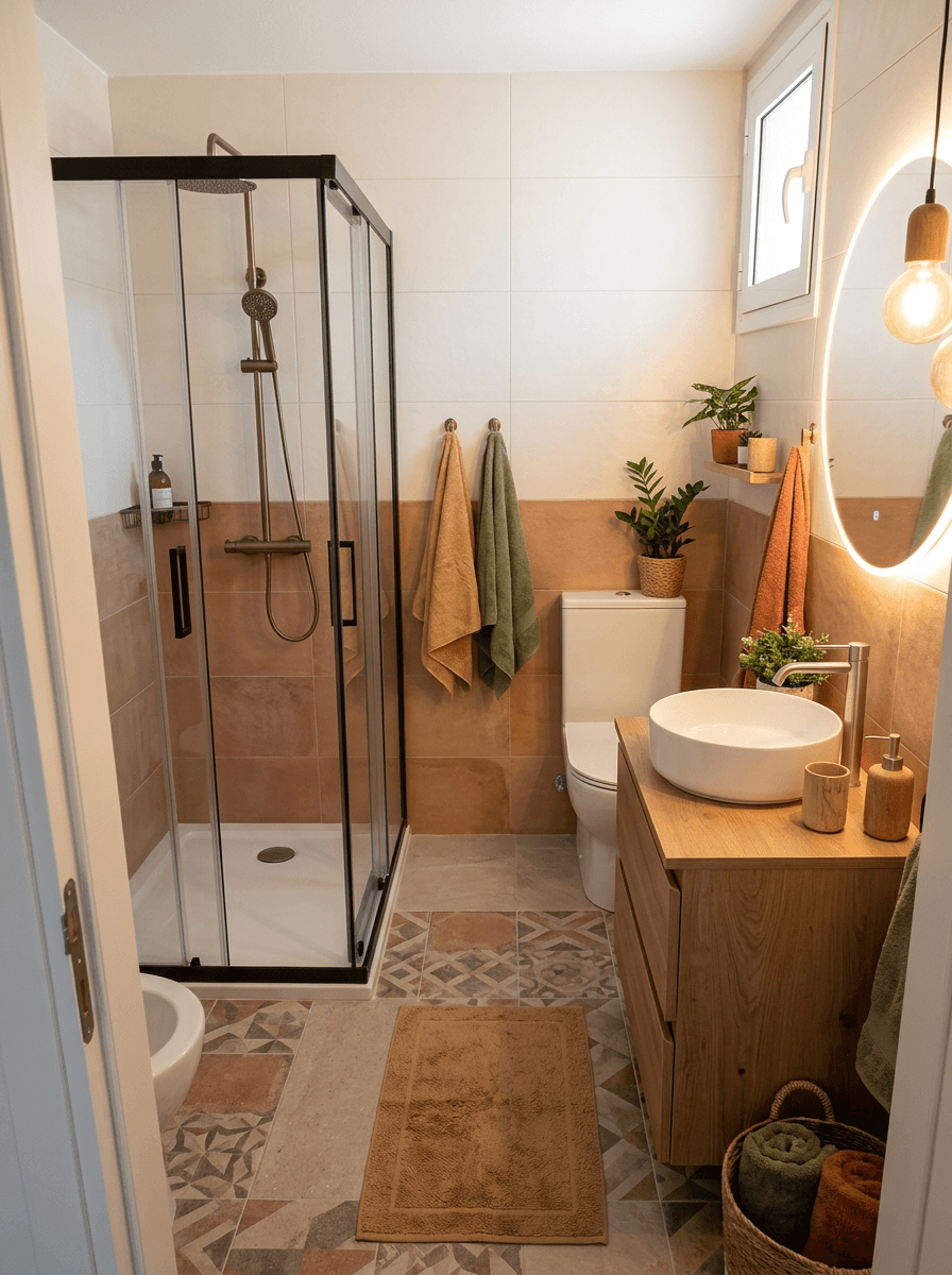 Contemporary Bathroom design — interior photo by GenRoom AI