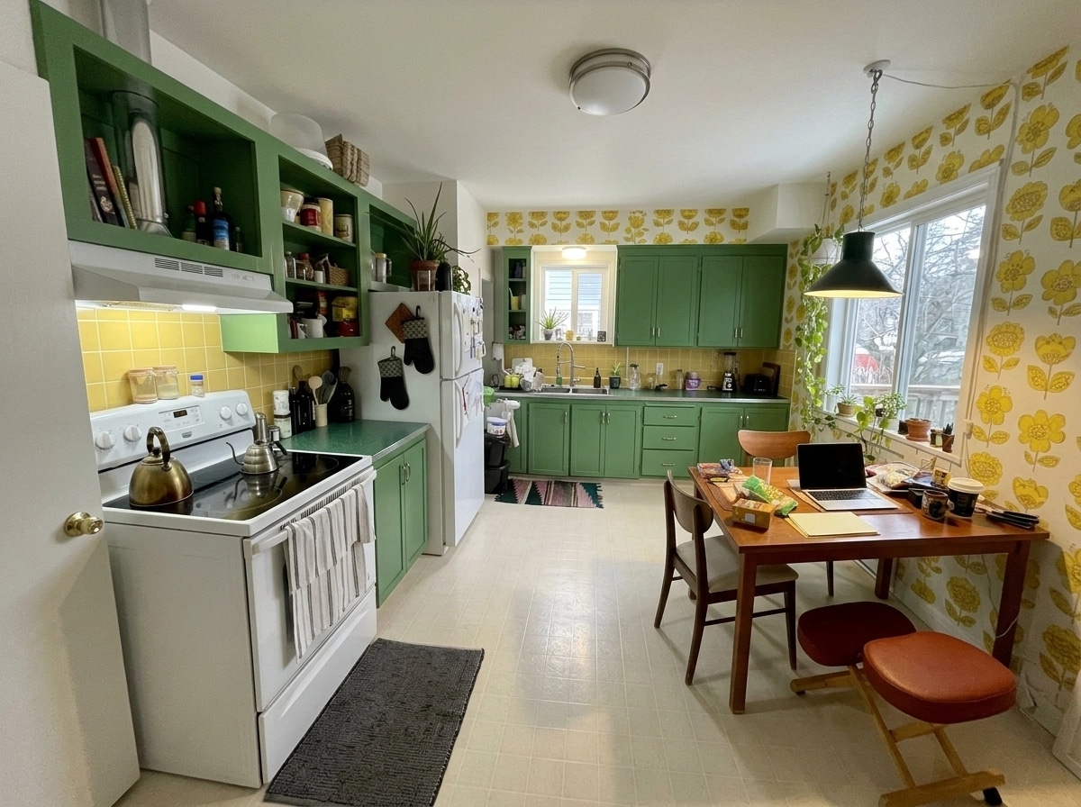 Kitchen interior in no_style style — photo by GenRoom AI