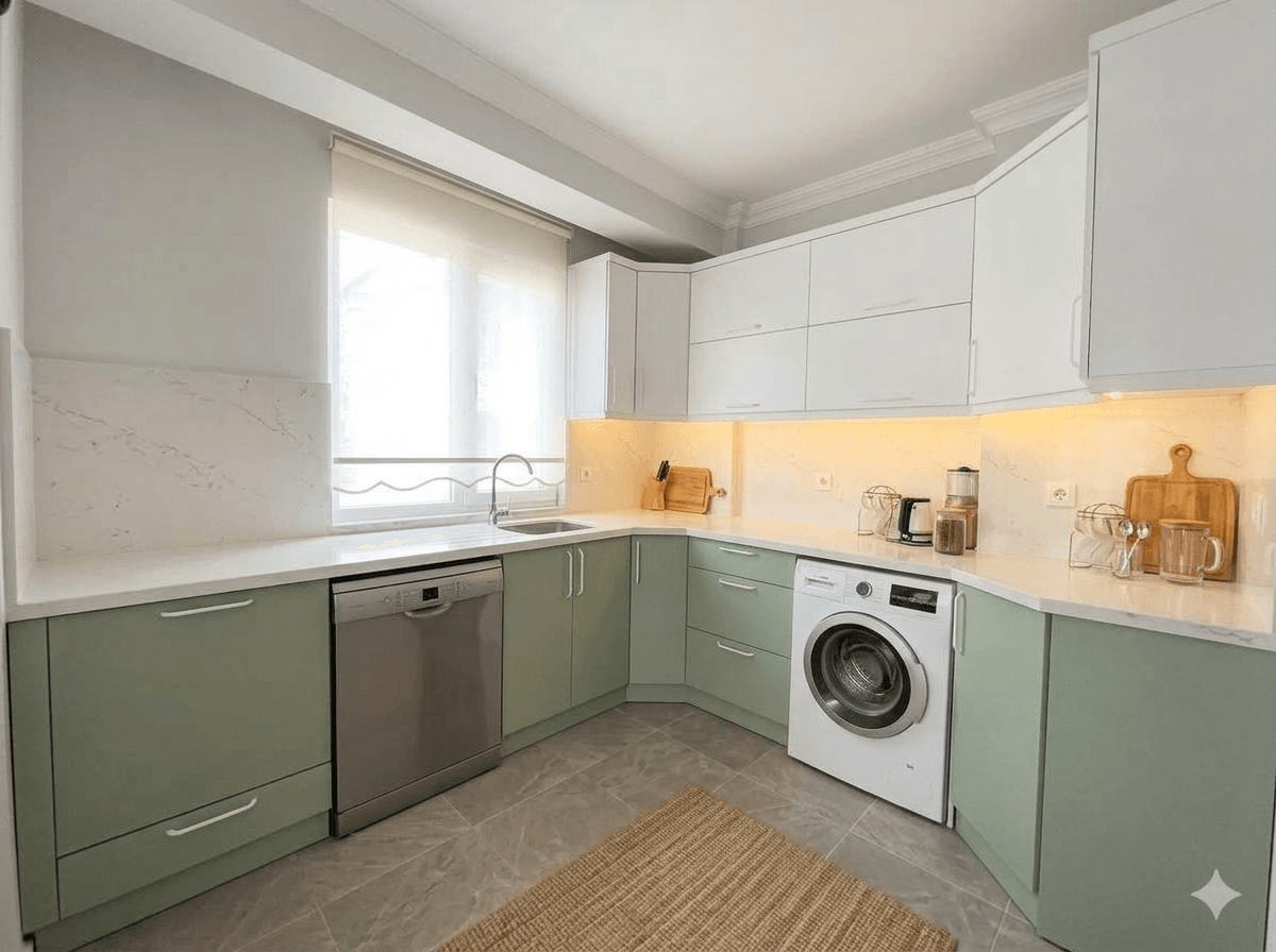 Kitchen interior in no_style style — photo by GenRoom AI