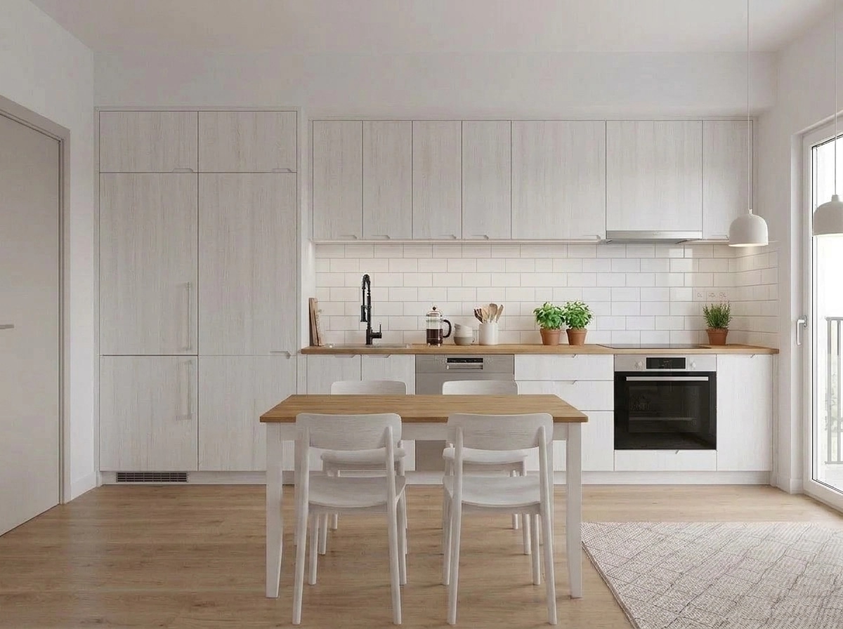 Scandinavian Kitchen design — interior photo by GenRoom AI