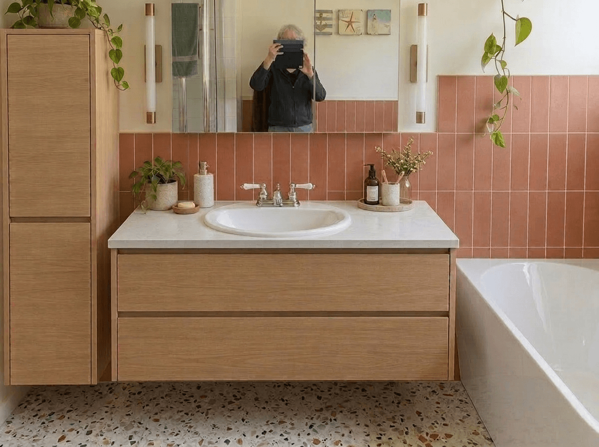 Bathroom interior in no_style style — photo by GenRoom AI
