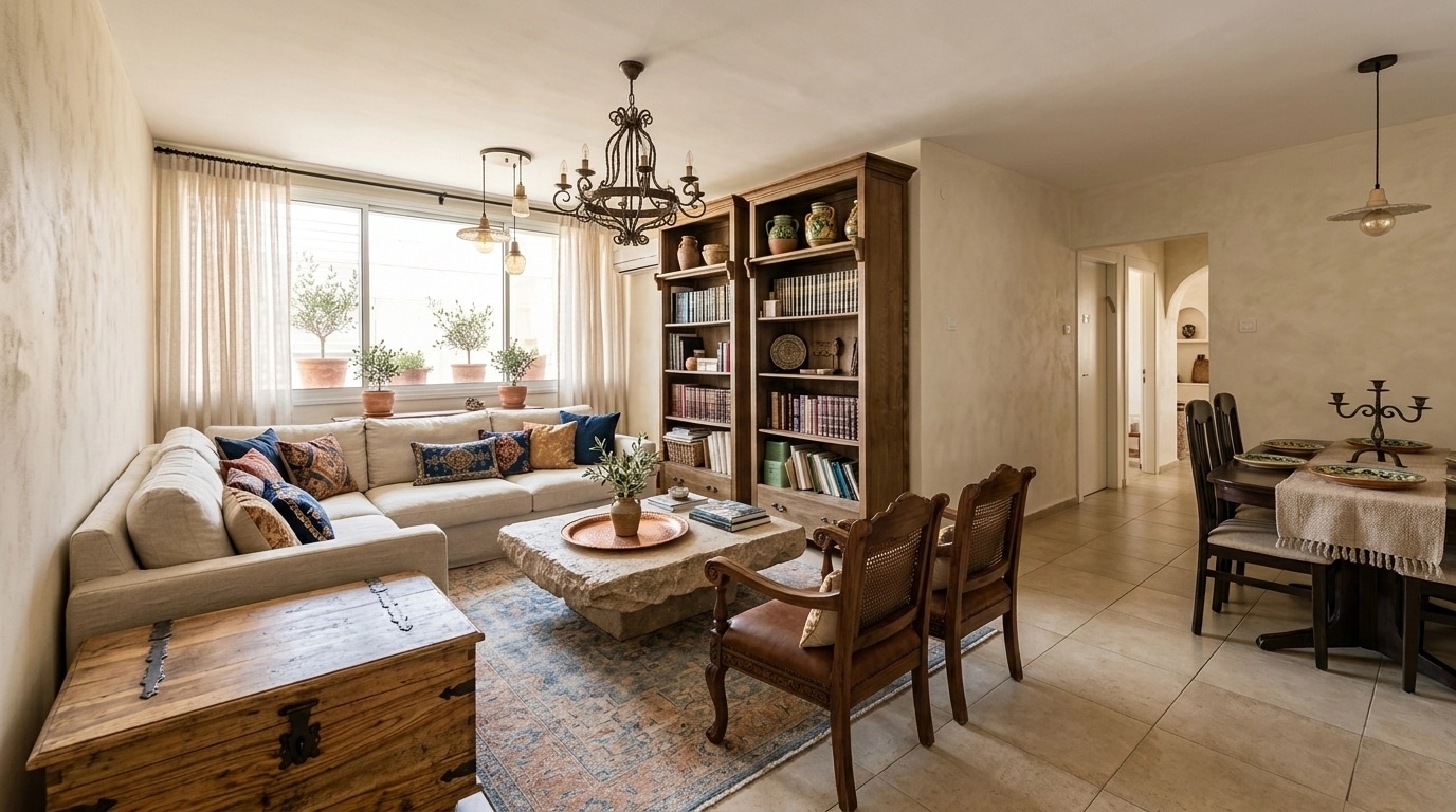 Interior design in Mediterranean style — Living Room by GenRoom AI