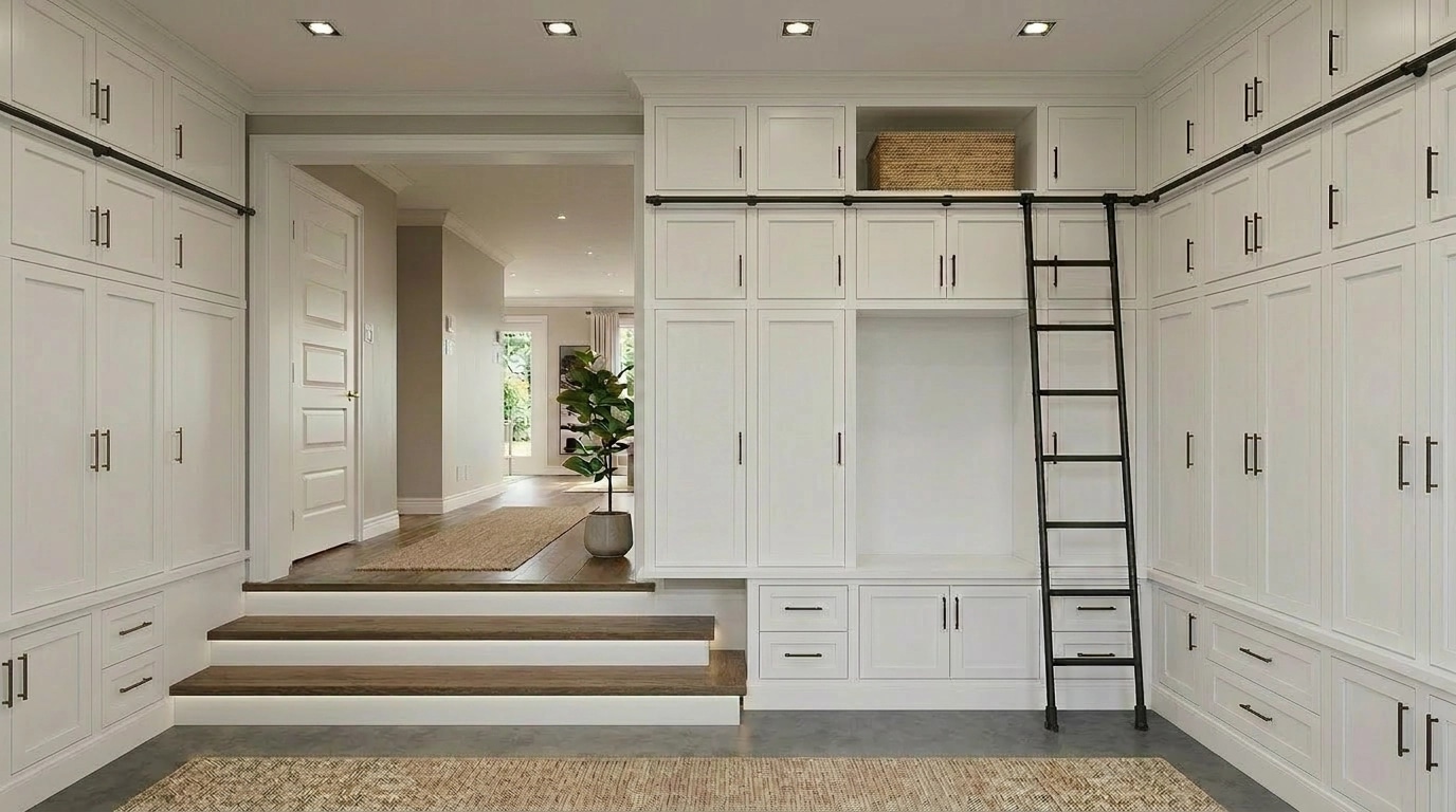 Hallway interior in Transitional style — photo by GenRoom AI