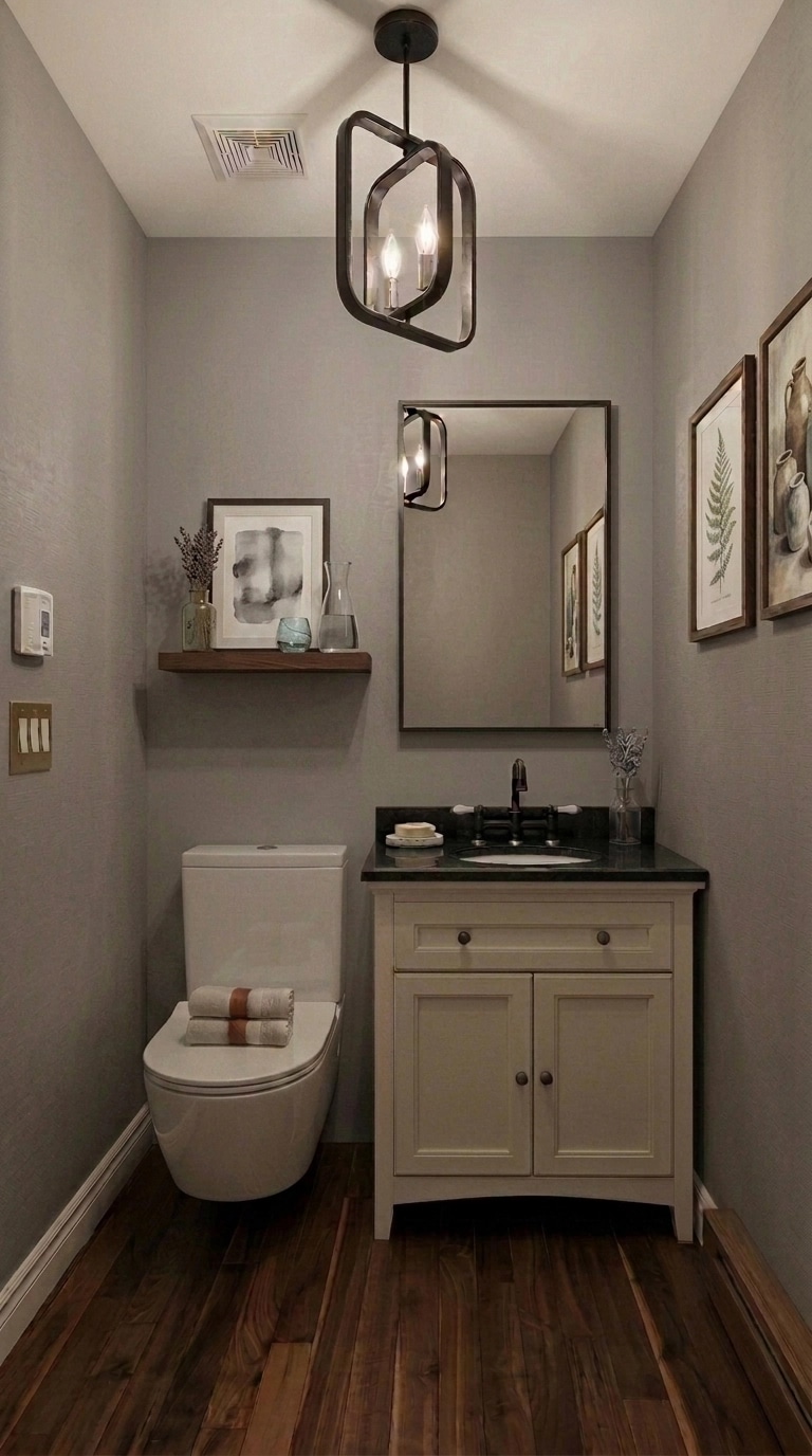 Interior design in Coastal / Hamptons style — Bathroom by GenRoom AI