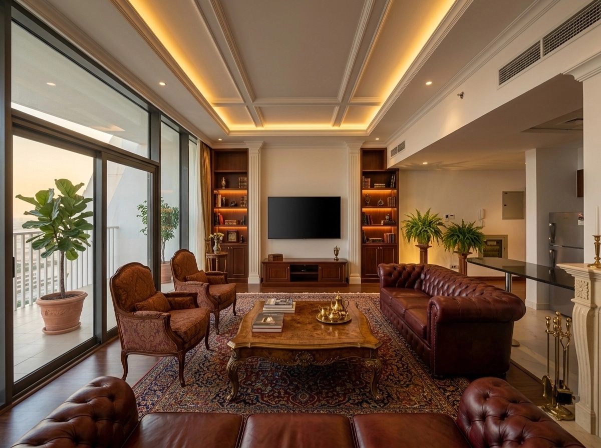 Interior design in Classic style — Living Room by GenRoom AI