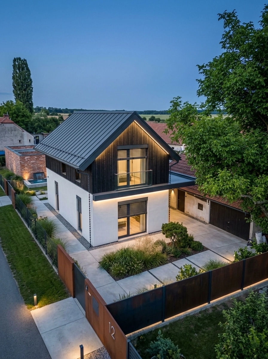 Facade design in Contemporary Facade style — Facade by GenRoom AI