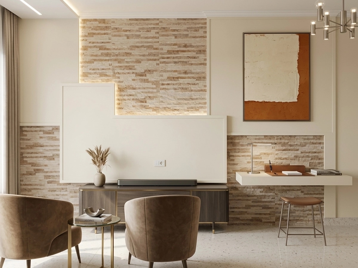Interior design in Contemporary style — Living Room by GenRoom AI