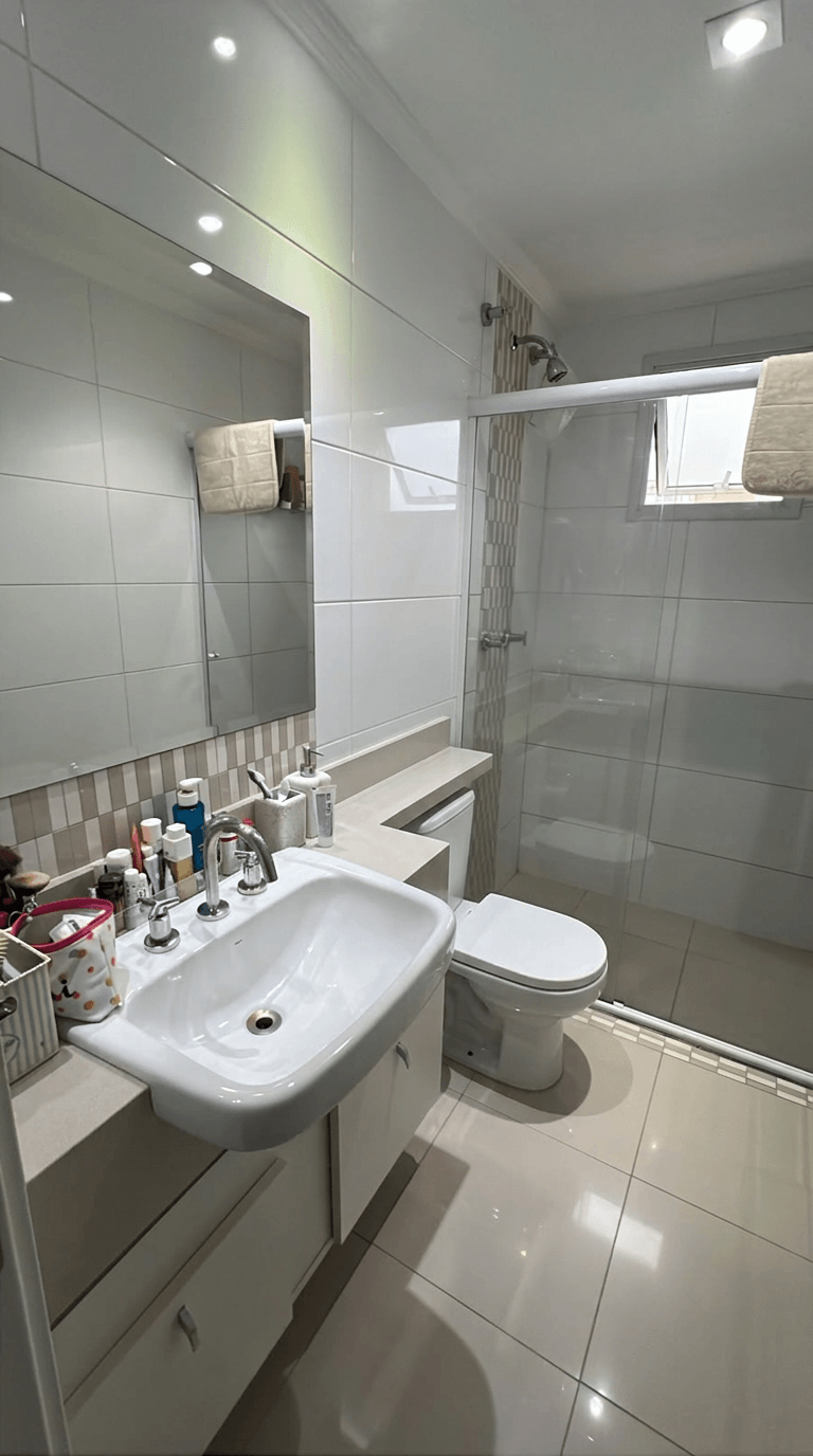 Contemporary Bathroom design — interior photo by GenRoom AI