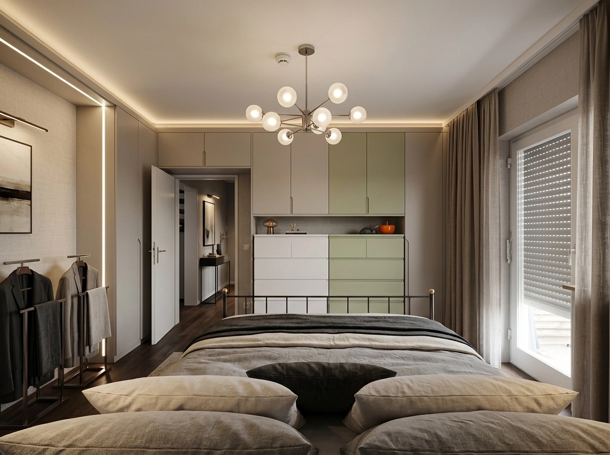 Contemporary Bedroom design — interior photo by GenRoom AI