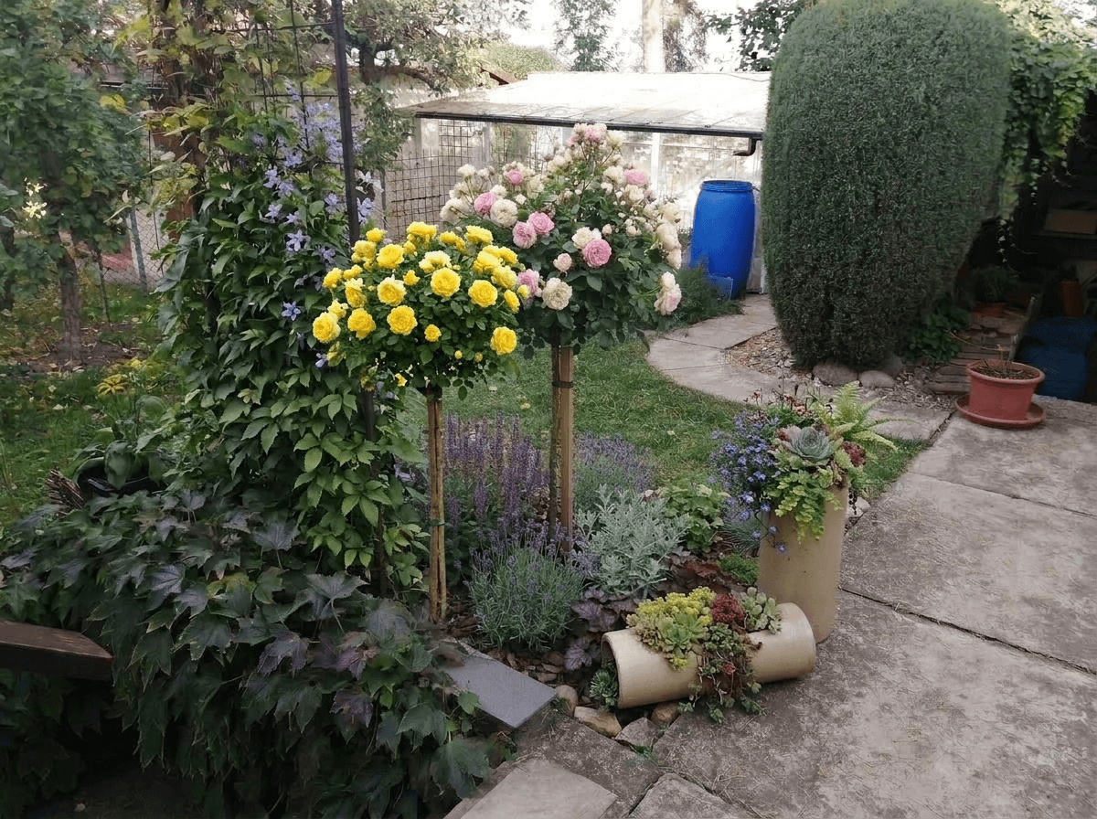 Yard design in no_style style — photo by GenRoom AI