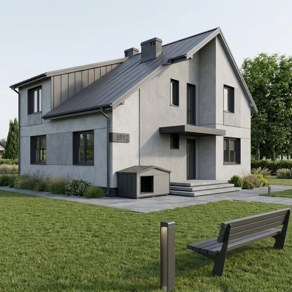Scandinavian Facade Facade design — facade photo by GenRoom AI