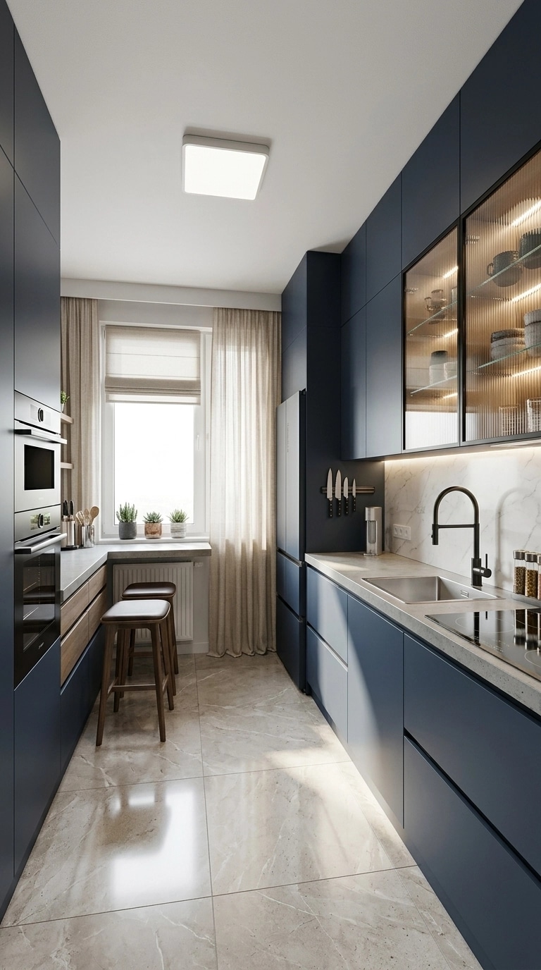 Kitchen interior in Contemporary style — photo by GenRoom AI