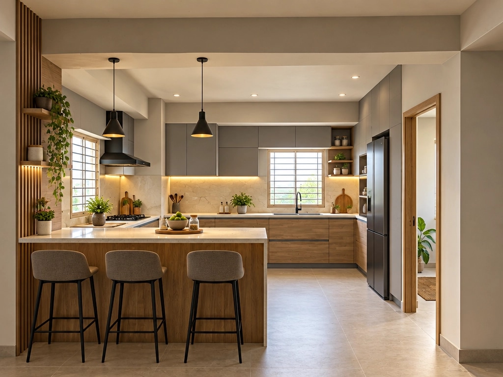 Contemporary Kitchen design — interior photo by GenRoom AI