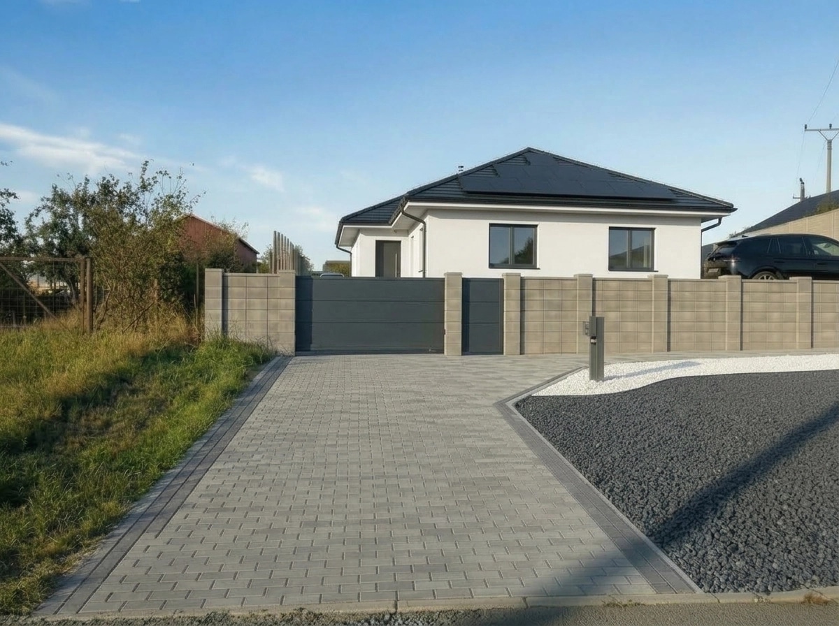 Fasad dizayni — Contemporary Facade uslubi — GenRoom AI tomonidan Fasad