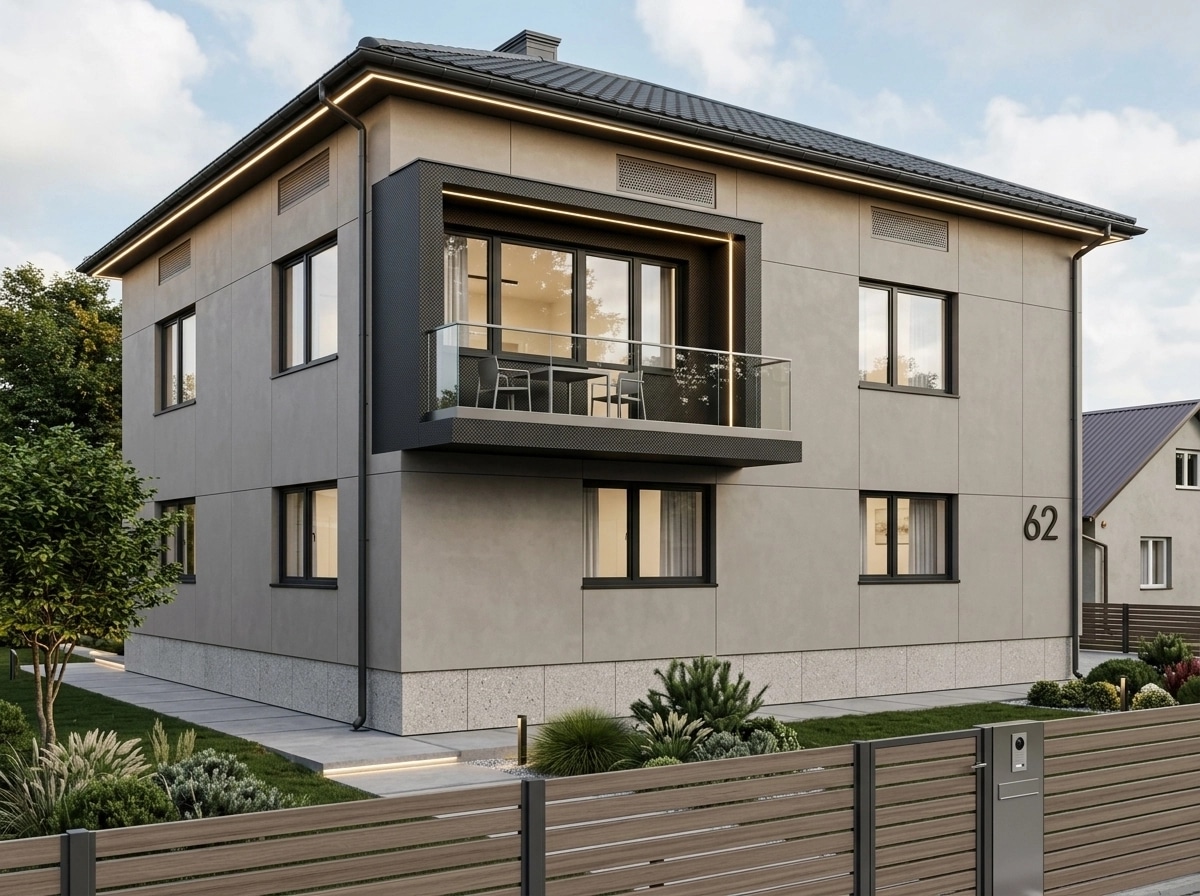 Facade design in Minimalist Facade style — Facade by GenRoom AI