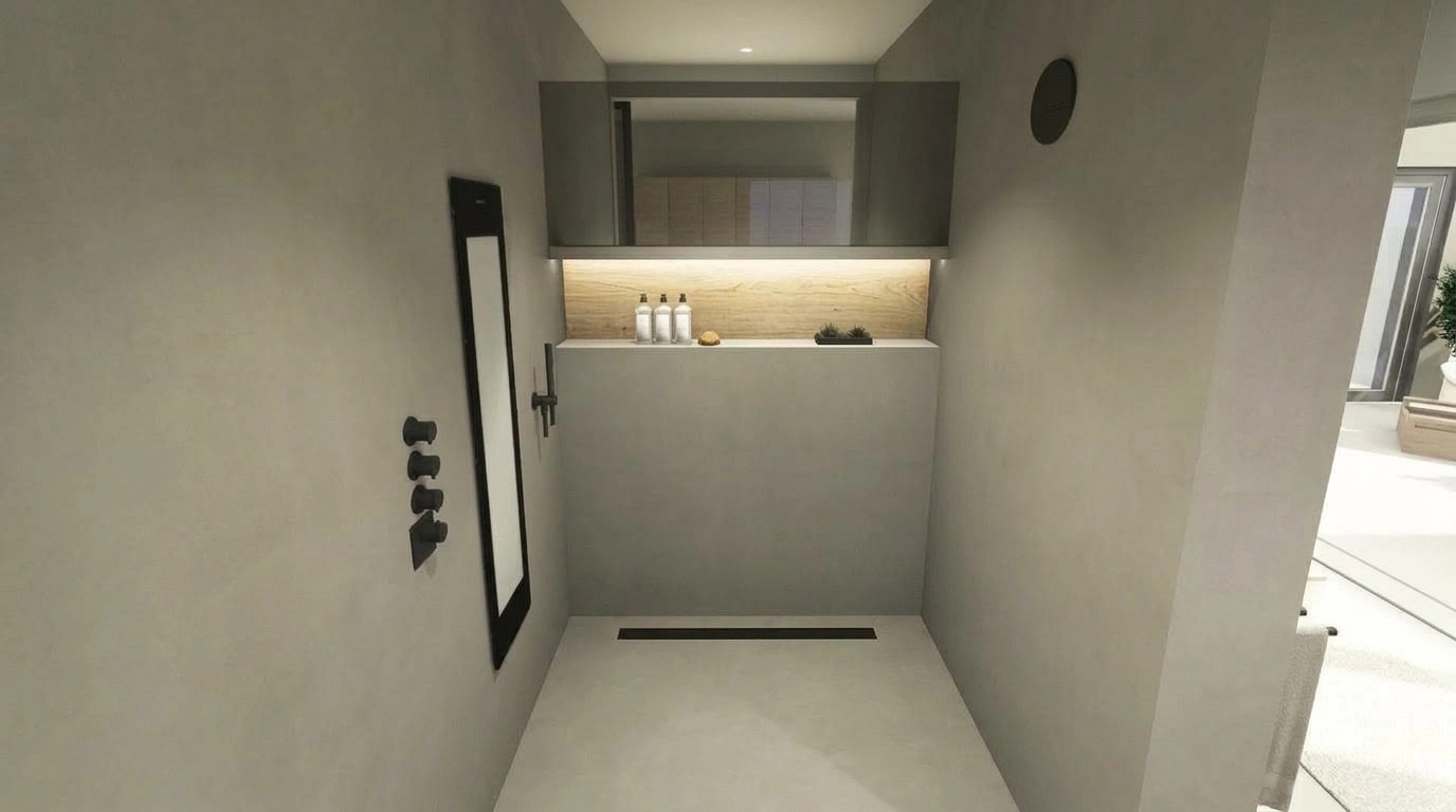 Bathroom interior in no_style style — photo by GenRoom AI