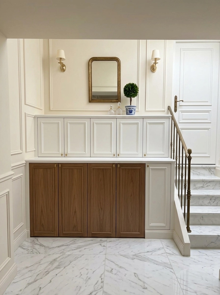 Interior design in French Parisian style — laundry by GenRoom AI