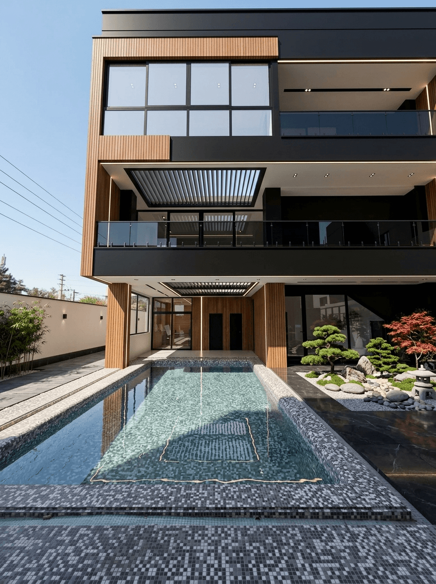 Landscape design in Japanese Garden style — Yard by GenRoom AI