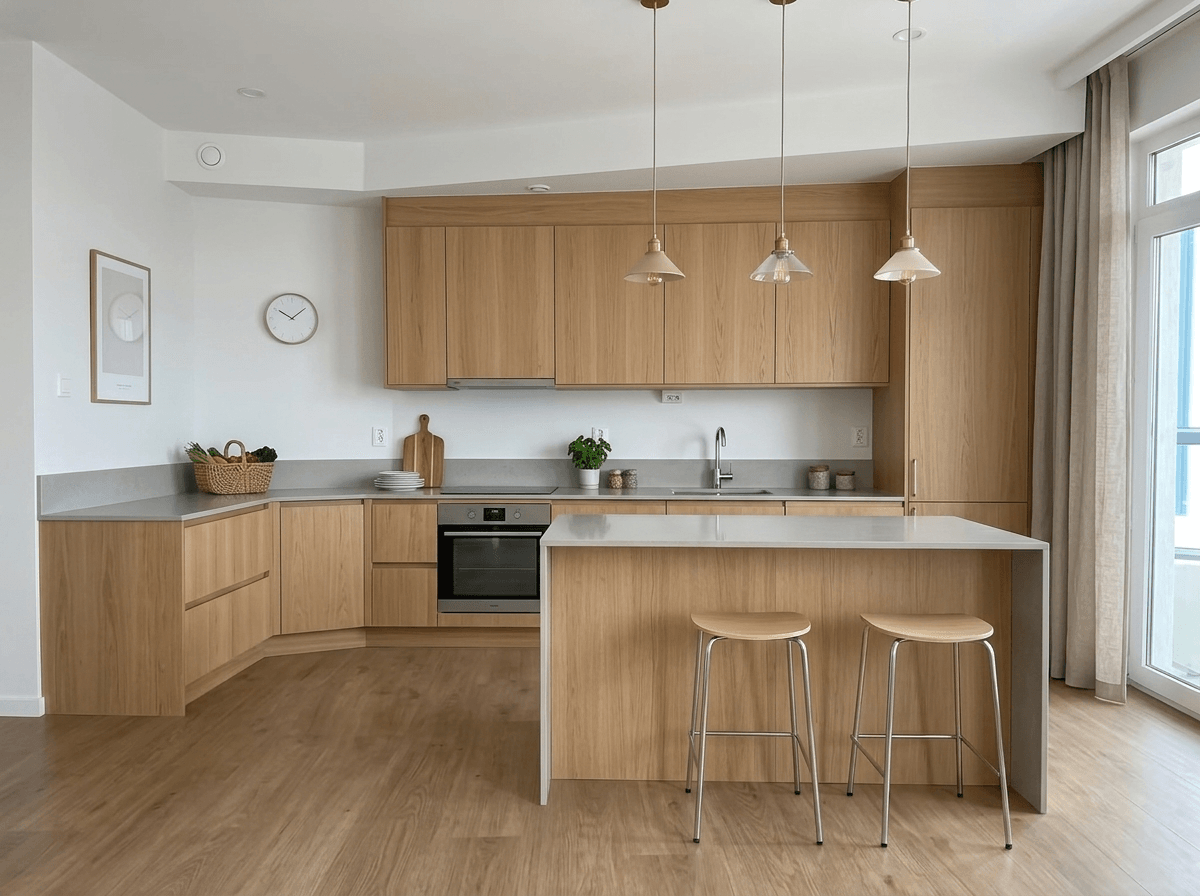 Interior design in Scandinavian style — Kitchen by GenRoom AI