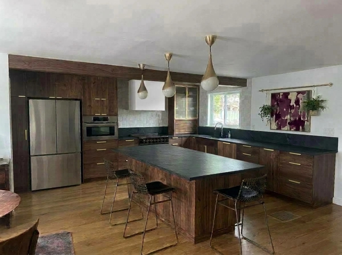 Kitchen interior in no_style style — photo by GenRoom AI