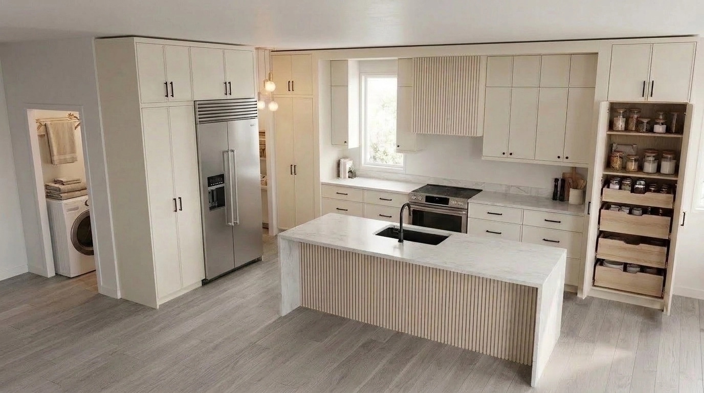 Scandinavian Kitchen design — interior photo by GenRoom AI