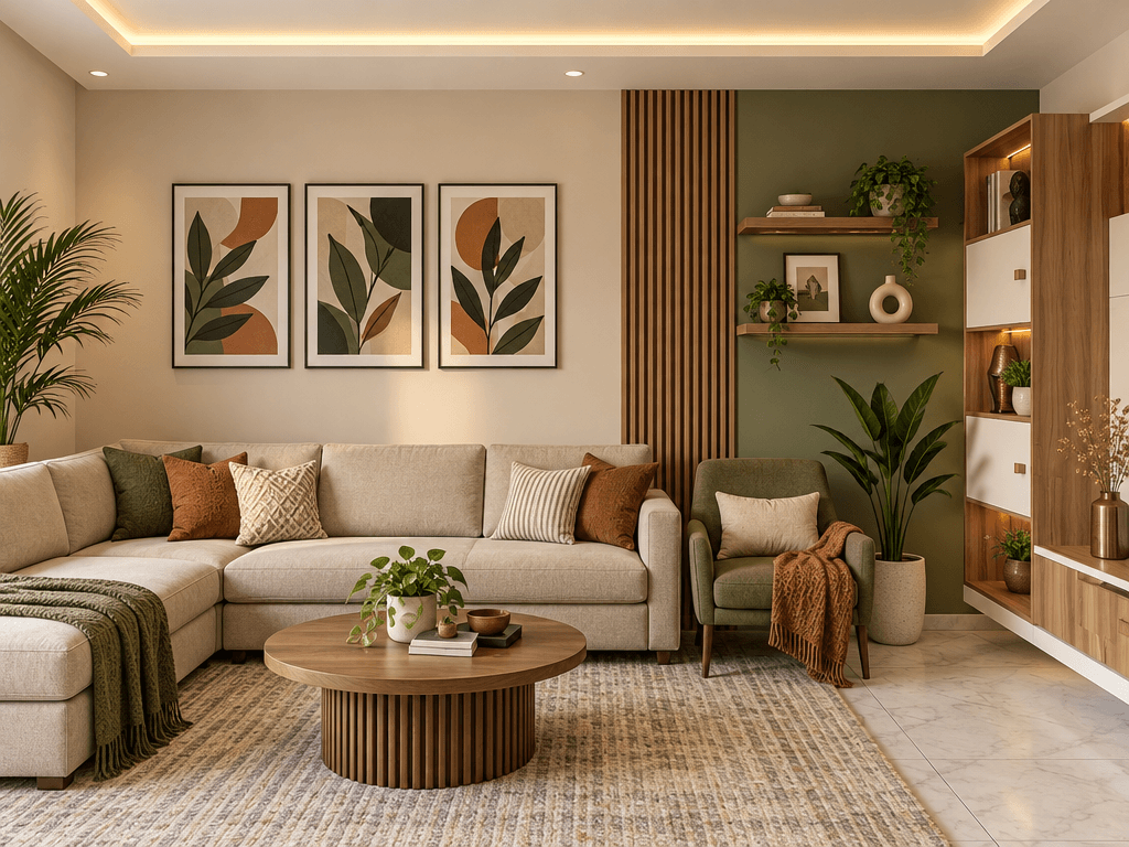 Interior design in Contemporary style — Living Room by GenRoom AI