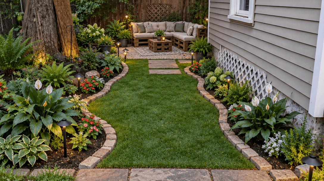 Yard design in no_style style — photo by GenRoom AI