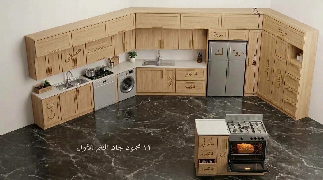 Kitchen interior in no_style style — photo by GenRoom AI