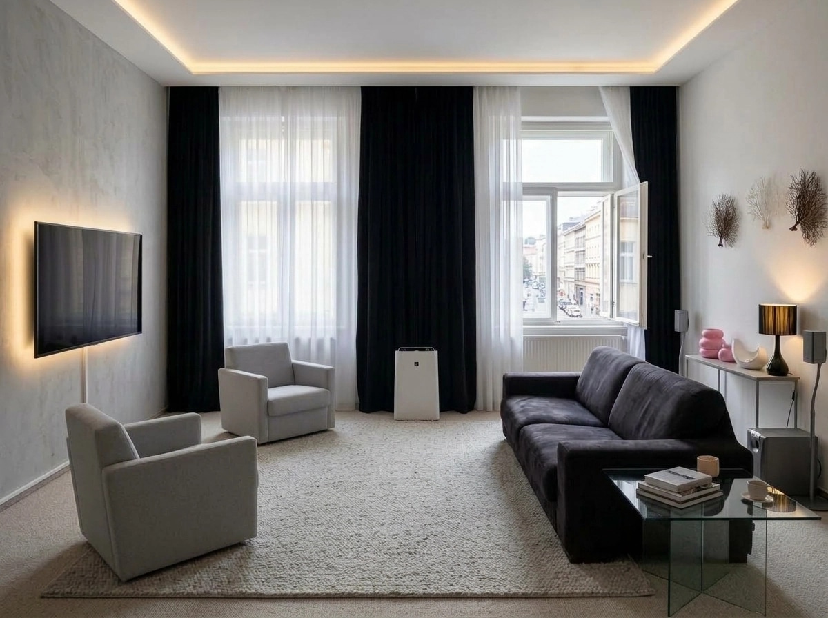 Minimalism Living Room design — interior photo by GenRoom AI