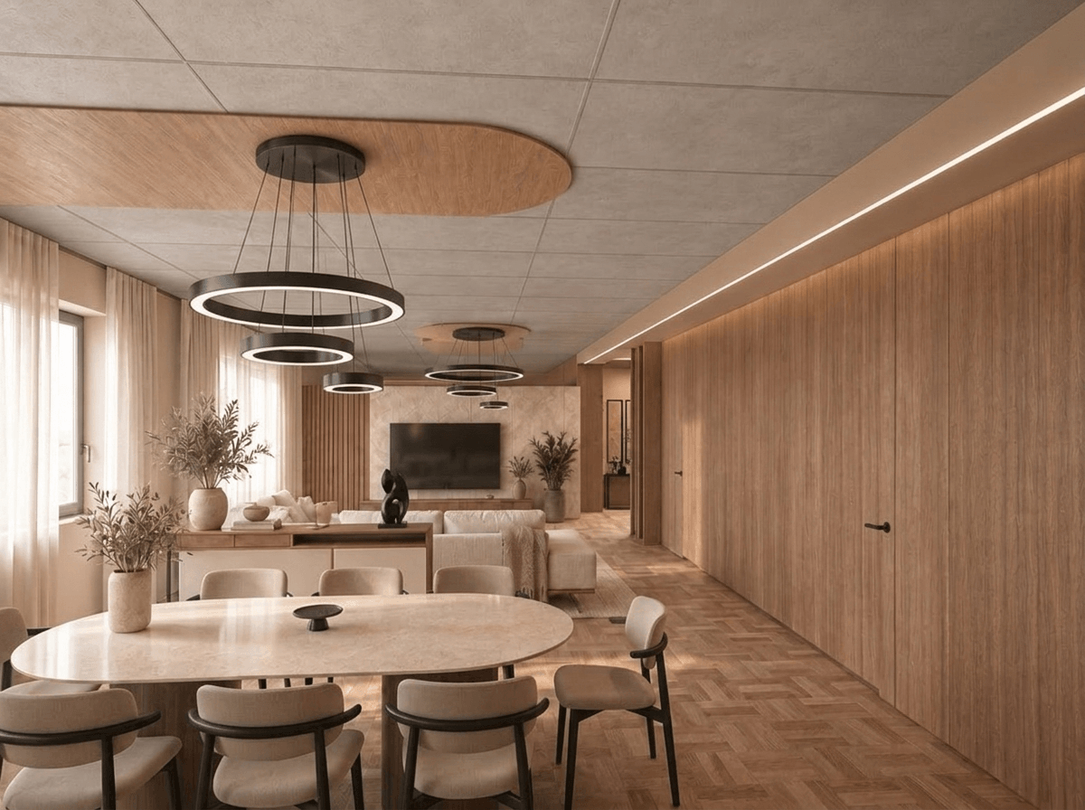 Interior design in Contemporary style — Living Room by GenRoom AI
