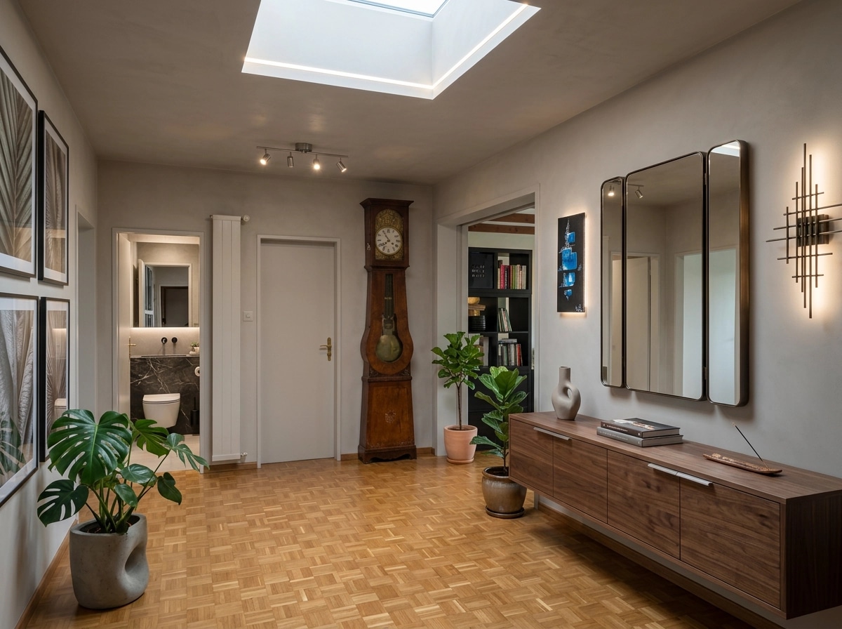 Bathroom interior in Contemporary style — photo by GenRoom AI